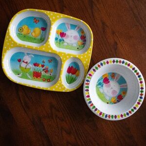 Betsey Cavallo Spring Plate & Bowl Set